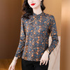 复古中国风，修身显瘦保暖碎花T恤KQL-B08N8212 商品缩略图0