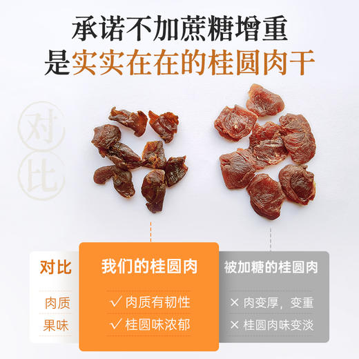 有机桂圆肉干桂圆无核石硤龙眼肉干桂圆肉厚日晒片肉泡水泡茶 商品图2