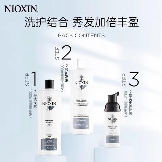 保税直发 美国NIOXIN俪康丝1号洗发水护发素300ML  1L 1号2号3号4号5号6号网红款JPY带授权招加盟代理 商品图14