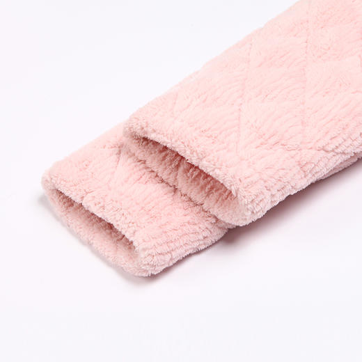 都市丽人舒适外出女士睡衣北极绒提花夹棉加厚款长袖长裤类家居服套装LH31L6 商品图9