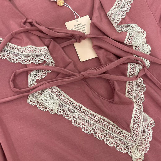 【9月14日上午11:00 兰精莫代尔睡裙 秒杀】法式宫廷 奥地利进口兰精莫代尔 居家传统 睡衣裙 商品图10