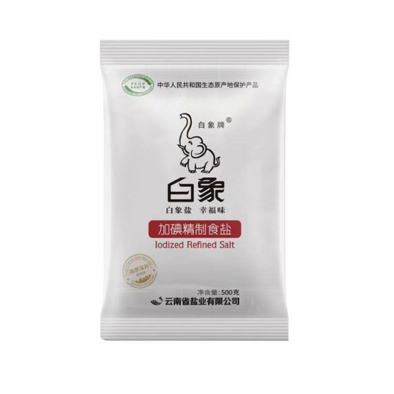 白象加碘盐（加碘） 500g/袋
