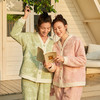 都市丽人舒适外出女士睡衣女士米粒绒厚款长袖长裤类家居服套装LH30C3 商品缩略图3