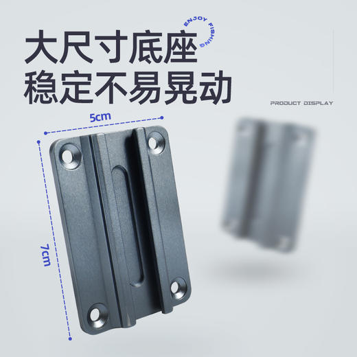 汉鼎铝合金钓箱配件三件套通用插片式钓鱼炮台架鱼护架饵料架伞架 商品图4