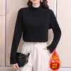 【热卖爆款，不容错过！】韩国东大门半高领打底衫女加绒加厚秋冬高品质修身长袖T恤女上衣lmzb 商品缩略图6
