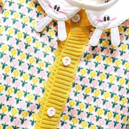 DD-女童春秋款开衫一体加绒打底衫儿童毛衣外套 商品图5