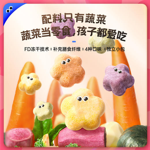 【双12】【加赠分格餐盘一个】未零海绵宝宝溶豆礼盒120g 零食营养水果蔬菜辅食含vc钙 商品图3