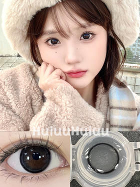 【月抛大直径】Rolalens--宝宝黑--14.5mm-【月抛 0-800度 无525/575】