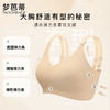 梦芭蒂无痕软支撑内衣女大胸显小舒适文胸薄款防下垂胸罩浅音未央 商品缩略图1