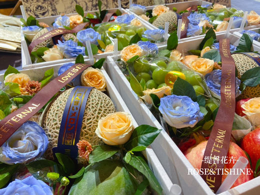 【鲜花水果礼盒】精品高端A款，配手提礼袋 商品图4