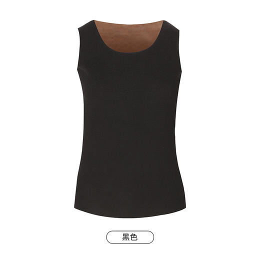 都市丽人膨暖绒2.0强暖保暖衣女负15至负5度适穿加厚塑身保暖背心单件背心秋衣LW34A1 商品图4