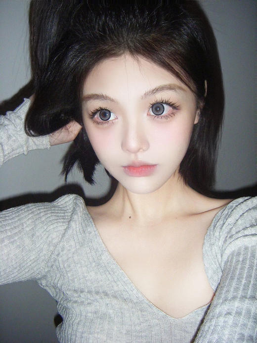 【月抛大直径】Rolalens--布朗灰--14.5mm-【月抛 0-800度 无525/575】 商品图6