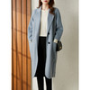 【秋季新款】中长款双面呢大衣女2023秋季新款宽松韩版直筒过膝毛呢子外套 商品缩略图3