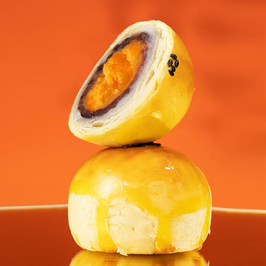 轩妈经典款红豆蛋黄酥6枚装 330g 保质期35天 商品图4