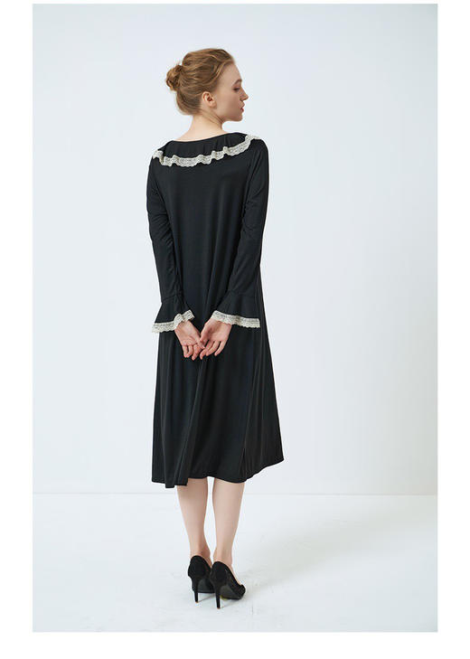 【9月14日上午11:00 兰精莫代尔睡裙 秒杀】法式宫廷 奥地利进口兰精莫代尔 居家传统 睡衣裙 商品图5