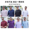特大码【新款DM】大依优型大码男士商务休闲衬衫加肥加大胖子宽松长袖衬衣免烫 商品缩略图2