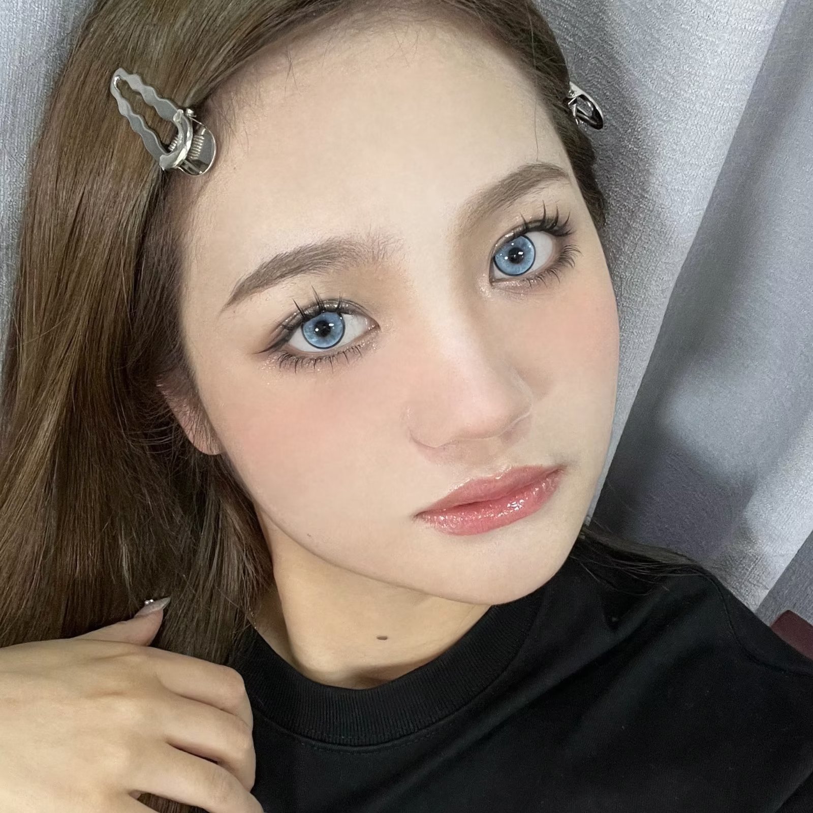 SUGARPLUM糖豆 年抛隐形眼镜 波士顿蓝 14.2mm 1副/2片 左右度数可不同 - VVCON美瞳商城