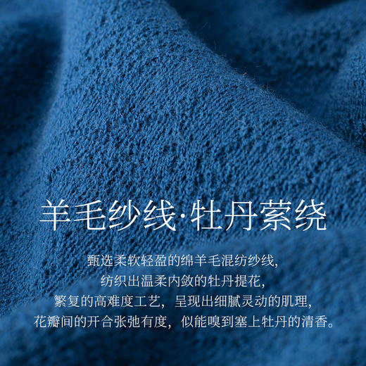 【林栖设计小店】多色毛织连衣裙红色紫色黑色盘扣新中式修身复古2023秋冬新品裙子女1934054 商品图9