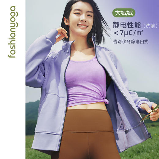 【捡漏不退换】F13853宽松拉链高领外套 商品图0