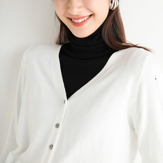 【买一送一，赠品自行备注颜色尺码】【早春必备】新款春款弹力宽松V领开衫潮温柔慵懒风针织开衫外套女 商品图2