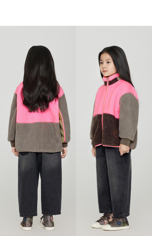 jnby  23年秋款 针织撞色保暖仿皮草  1N9A10190 商品图6