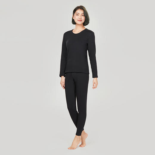 都市丽人强暖保暖衣女负15至负5度适穿不倒绒保暖衣加厚款套装秋衣秋裤新年本命年红品LW3BA1 商品图2