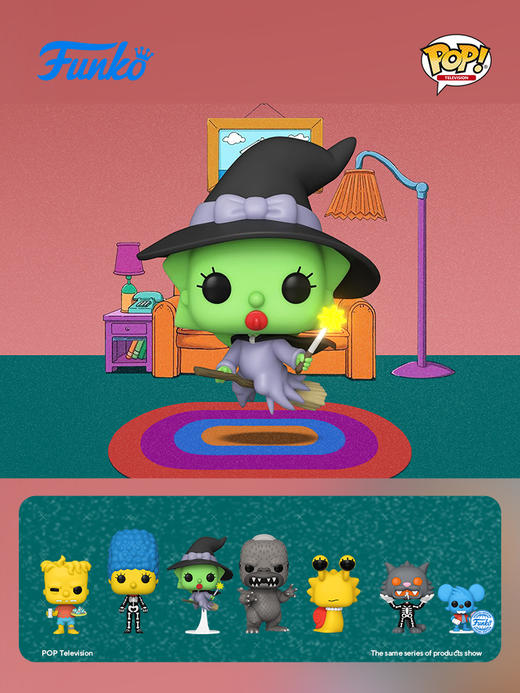 Funko POP Simpsons Witch Maggie辛普森一家女巫麦琪手办摆件 66338 商品图1