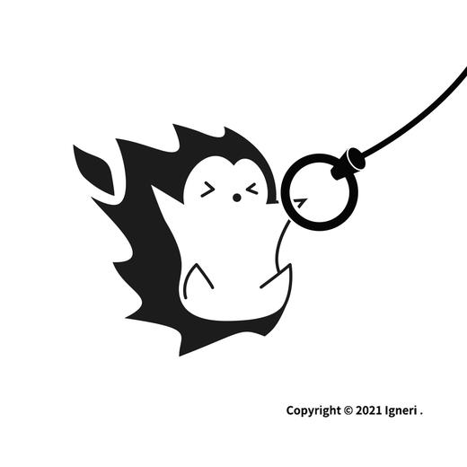 igneri小刺猬 伸缩钥匙扣 商品图4