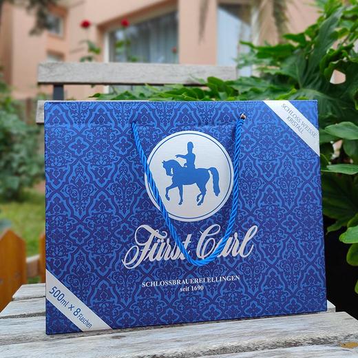 卡尔爵士原浆德国皇家手工精酿500ml*8瓶装浅色小麦白啤水晶城堡 商品图3