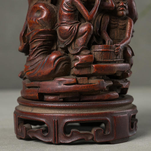 清 竹雕钟馗人物摆件 商品图3