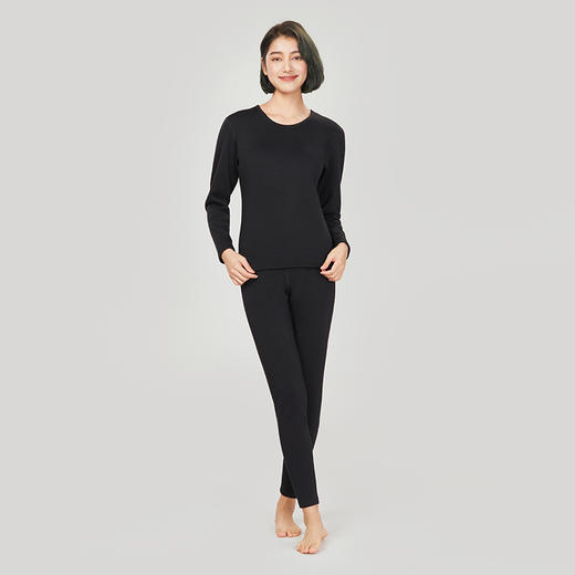 都市丽人强暖保暖衣女负15至负5度适穿不倒绒保暖衣加厚款套装秋衣秋裤新年本命年红品LW3BA1 商品图1