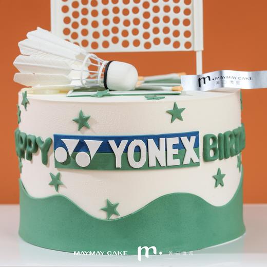 【提前三天预定】翻糖工艺|羽毛球蛋糕【D4537】 商品图3