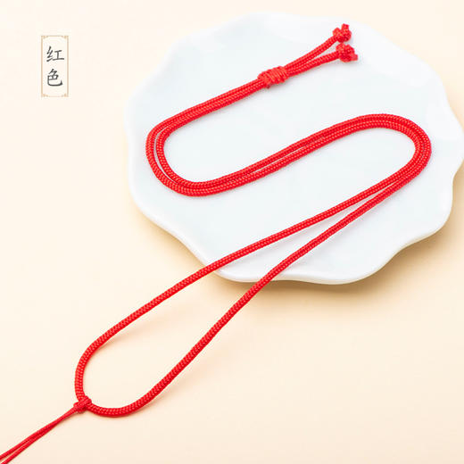 可调节编织挂绳子项链男女士无吊坠复古配链饰品配饰简约最长约70cm 商品图2