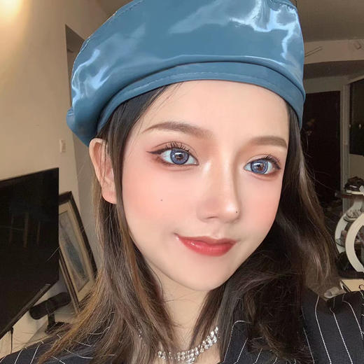 【中直径】Hancon --泪花蓝-14.2mm【年抛 0-800度 无525/575 】 商品图4