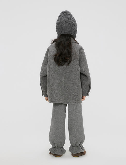 jnby   23年秋款  双面呢简约中长款呢大衣  1N9810440 商品图5