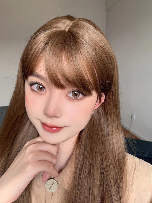 【中直径】Hancon --白金棕-14.2mm【年抛 0-800度 无525/575 】 商品图5