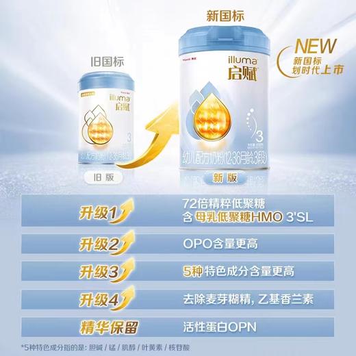 【国行版】爱尔兰惠氏启赋3段810g（蓝钻新国标新效期6罐装） 商品图2