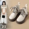 ZHR平底短靴女2023秋冬英伦风时尚复古质感靴子时髦感厚底马丁靴 商品缩略图0