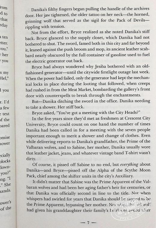 【中商原版】大地与血之屋 新月市系列  House of Earth and Blood 英文原版 Sarah J Maas 奇幻惊悚小说 商品图6