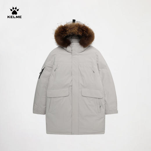 卡尔美冬季跃动出型系列男士中长款羽绒服 商品图4