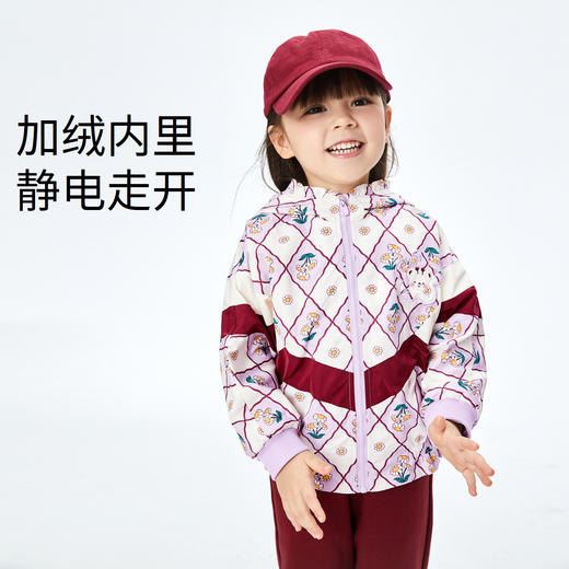 【实体店同款】女童夹克外套休闲秋新款宝宝安奈儿童装XG335504 商品图0