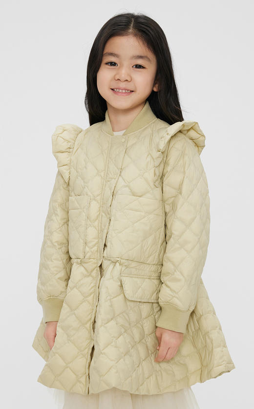 jnby  23年秋款  连体裙式轻薄中长款羽绒服  1N9C10080 商品图4