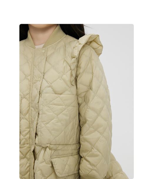 jnby  23年秋款  连体裙式轻薄中长款羽绒服  1N9C10080 商品图5