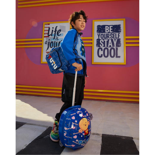 正版授权 大耳朵图图可爱儿童拉杆箱 蛋型卡通风格A-9888 商品图7