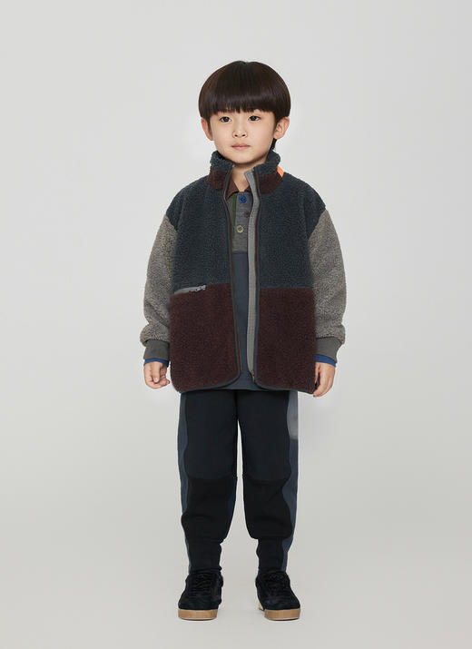 jnby  23年秋款 针织撞色保暖仿皮草  1N9A10190 商品图9