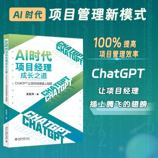 AI时代项目经理成长之道：ChatGPT让项目经理插上翅膀 关东升 著 北京大学出版社 商品图1