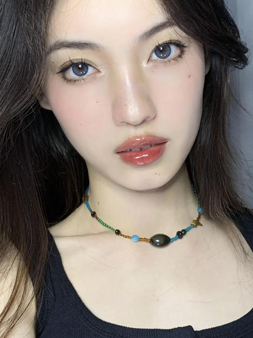 【中直径】ROLALENS-奶冻冰蓝--14.2mm【年抛 0-800度 无525/575】 商品图2