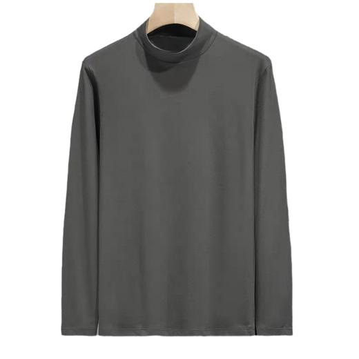 【保暖打底衫秋冬必备】SCHIESSER德国舒雅男士半高领长袖打底衫里层轻磨毛，可打底可单穿保暖35/21831Q 商品图2