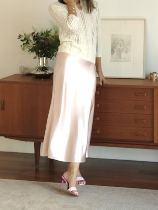 my pink satin skirt 商品图4