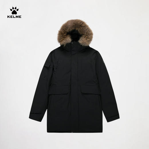 卡尔美冬季跃动出型系列男士中长款羽绒服 商品图2